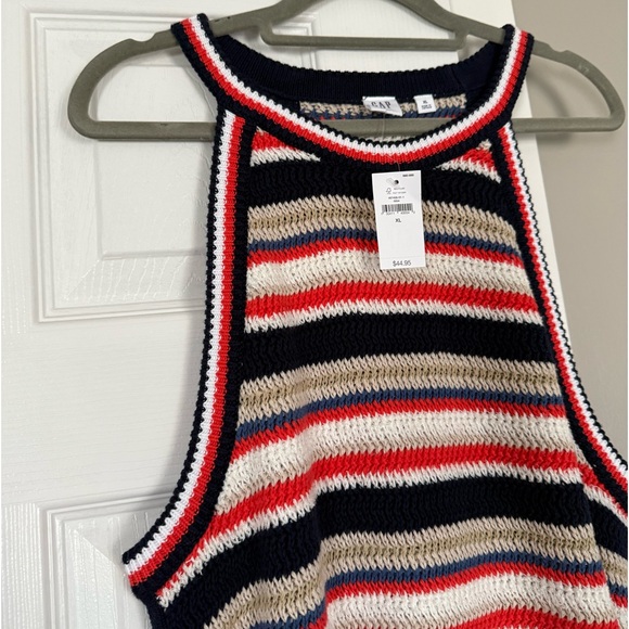 GAP Multi color High Neck Sweater Tank Top NEW $45 retail - Picture 5 of 8